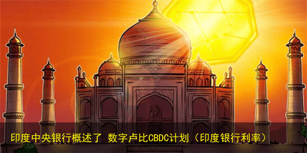 印度中央银行概述了 数字卢比CBDC计划(印度银行利率)