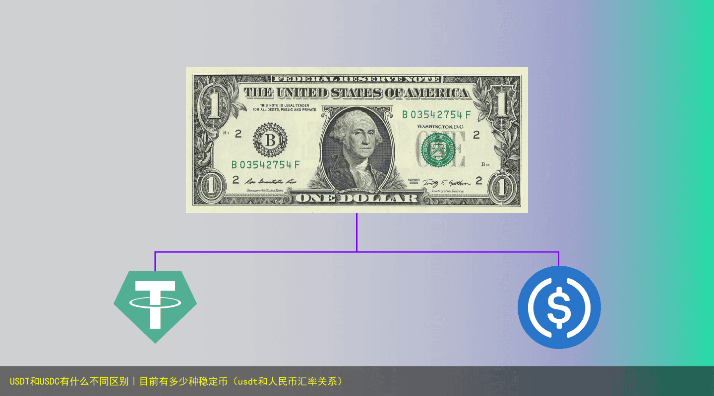 USDT和USDC有什么不同区别|目前有多少种稳定币(usdt和人民币汇率关系)