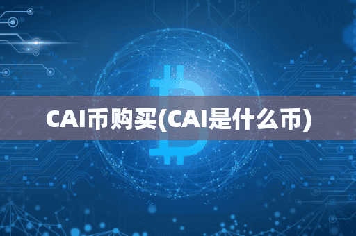 CAI币购买(CAI是什么币)