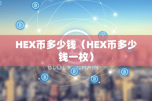 HEX币多少钱(HEX币多少钱一枚)