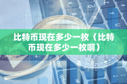 比特币现在多少一枚(比特币现在多少一枚啊)